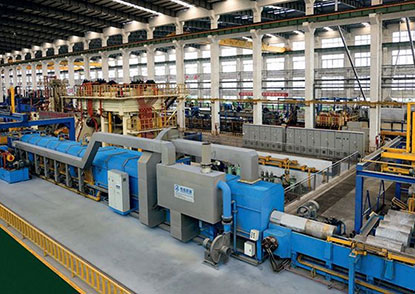 Extrusion production line